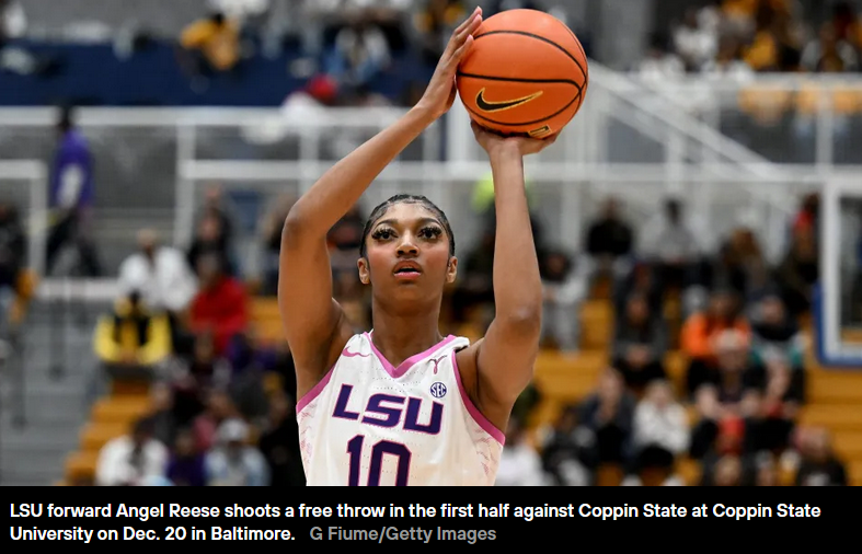 LSU’s Angel Reese brings fans, inspiration to Coppin State